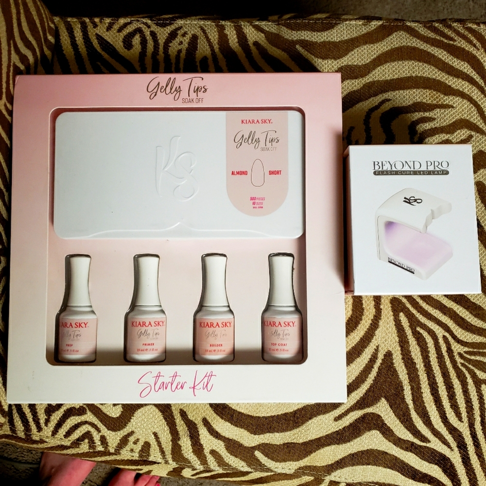 Kiara sky gelly tip starter kit/ led lamp